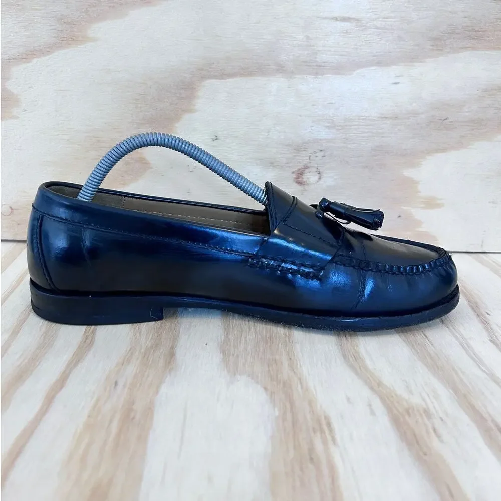 Cole Haan - Pinch Tasselled Moc Toe - Dress Shoes - Black - Men's - 9 D - 03506